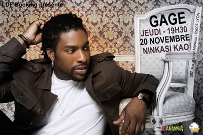 GAGE - En concert à Lyon le Jeudi 20 Novembre 2008 - 19H30